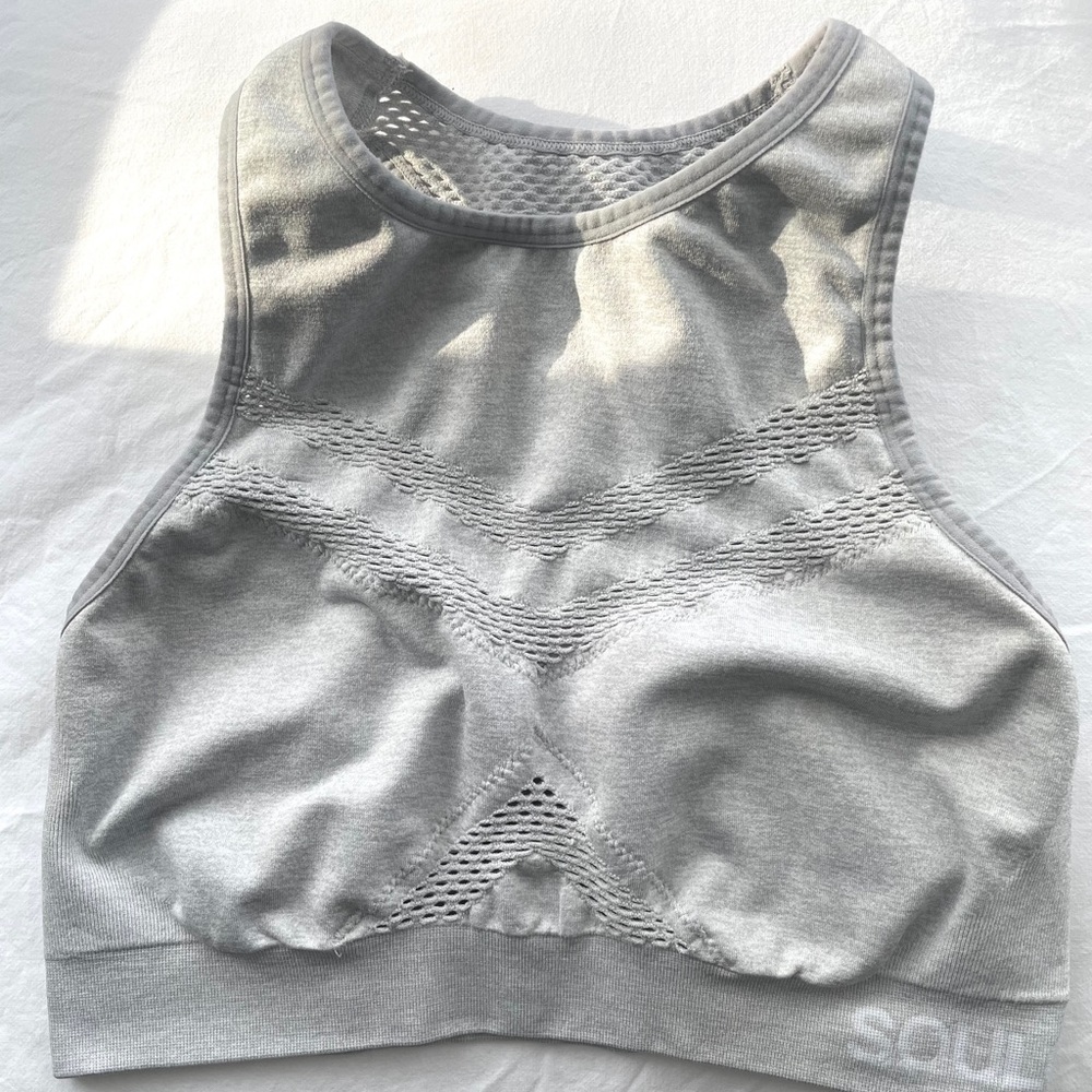 SoulCycle high neck sports bra